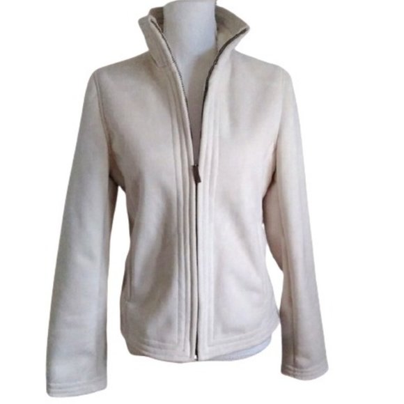 Calvin Klein Jackets & Blazers - Calvin Klein Faux-Suede Shearling Full-Zip Jacket